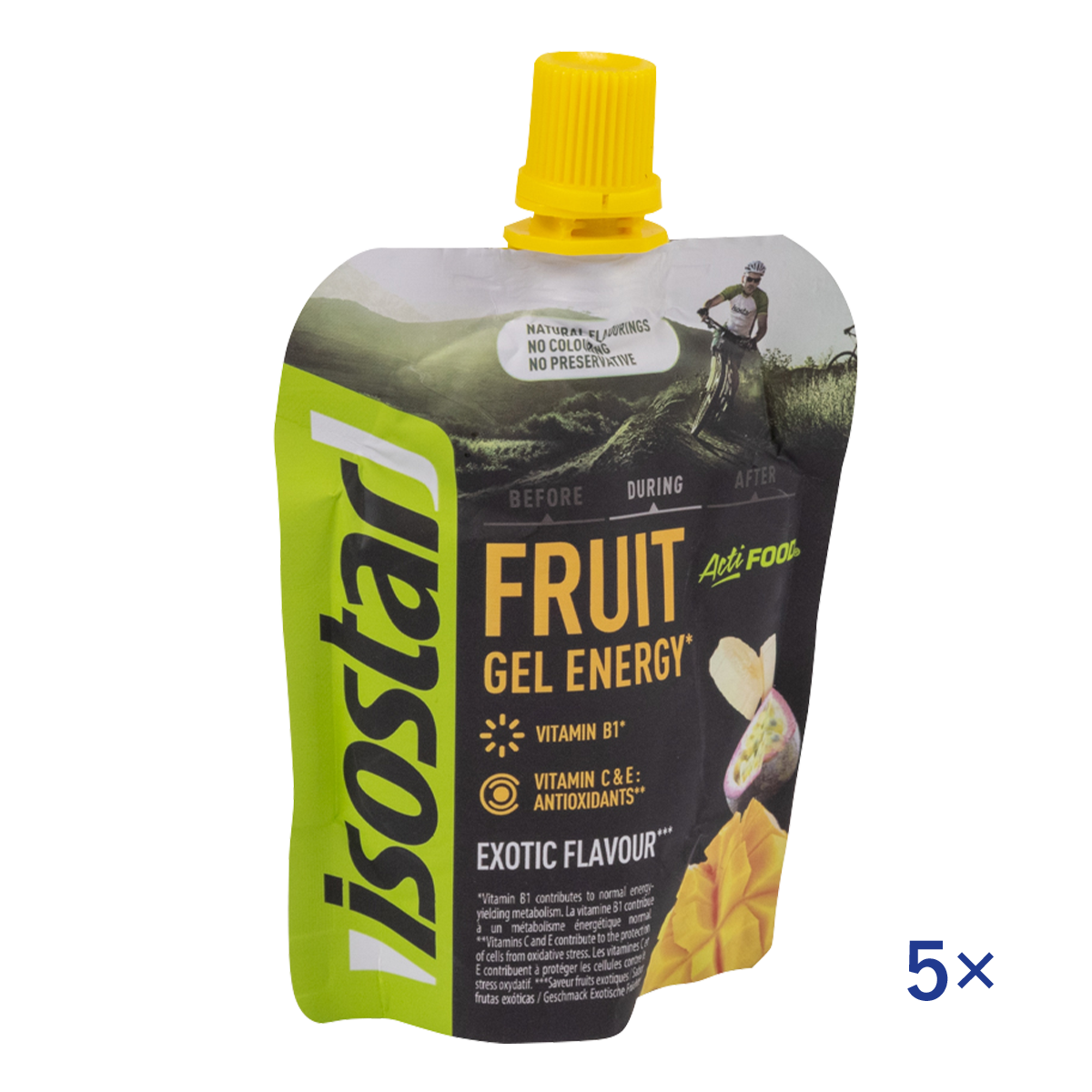 Isostar Fruit Gel Energy Actifood Apple 90g